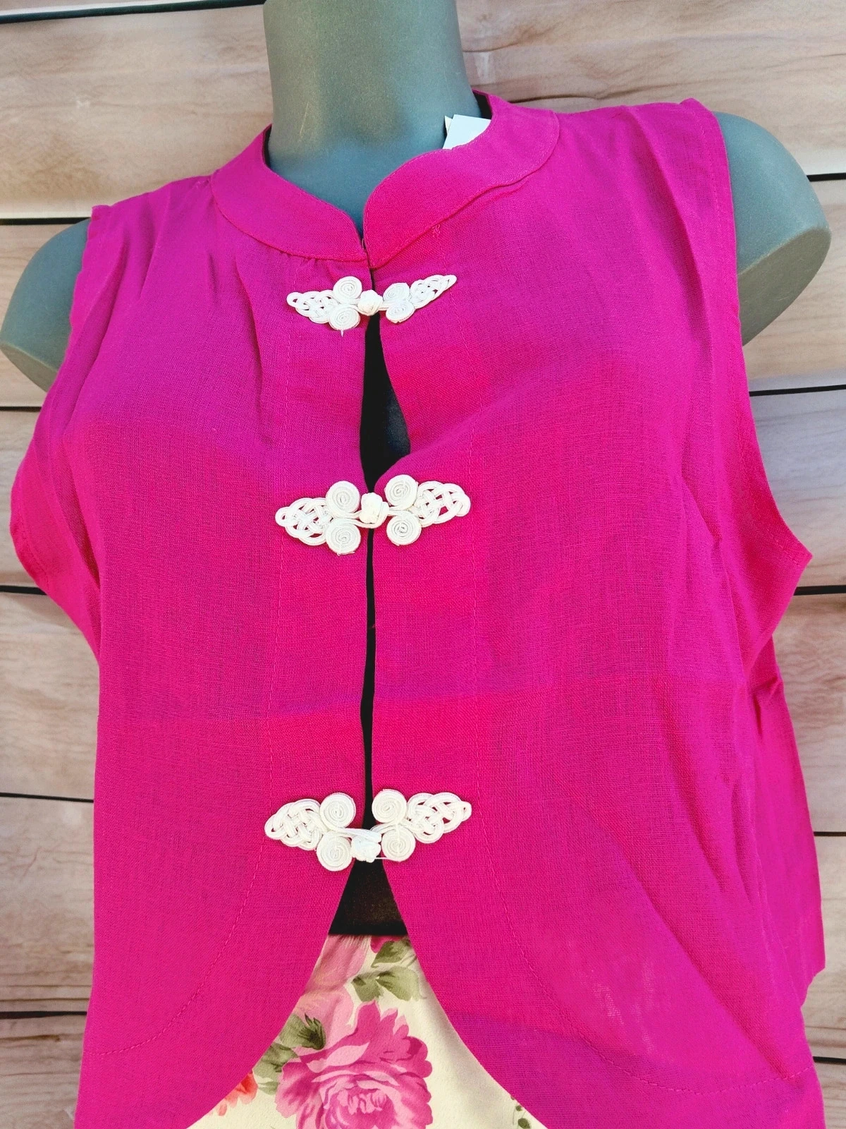 Fucsia Armonias-vest – Maat L (klein als een M)💜 – photo 5